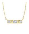 Beautiful Crystal Silver Necklace SPE-4831
